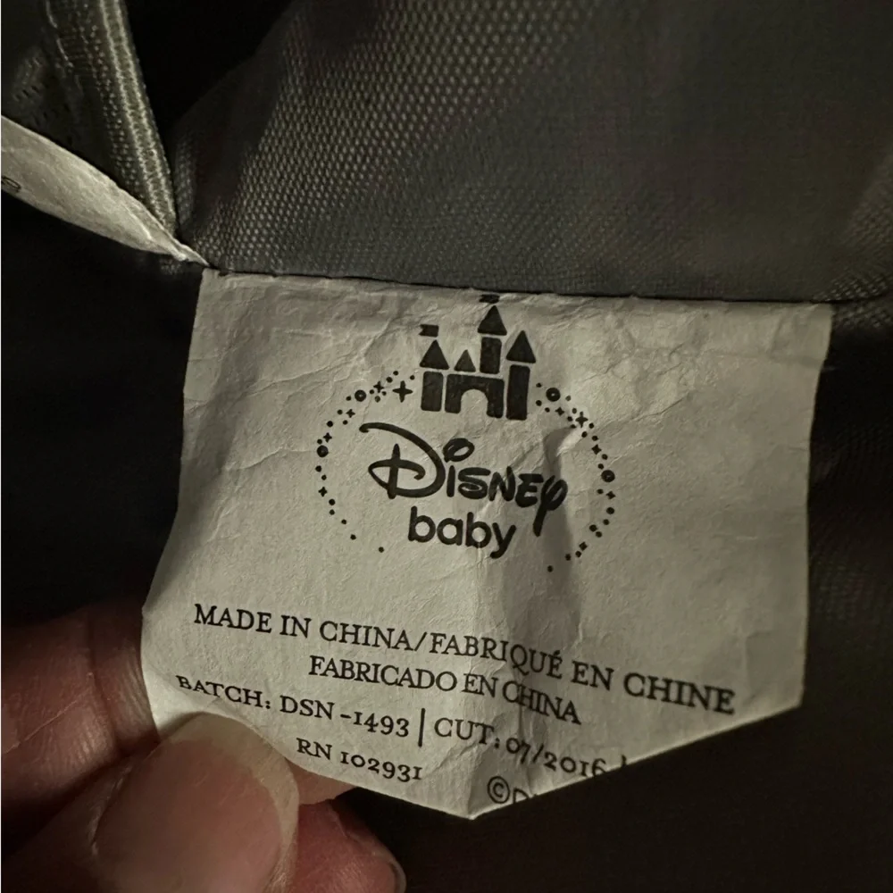 Disney Mickey Mouse Baby Bag - Black and Gray